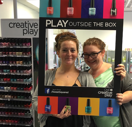 Fee Wallace at the launch of CND Creative Play