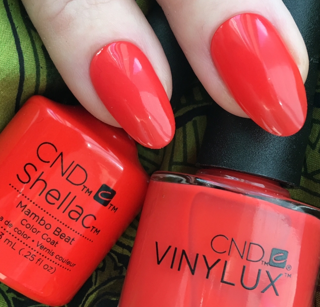Mambo Beat shellac and Vinylux from the CND Rhythm & Heat Collection by Fee Wallace
