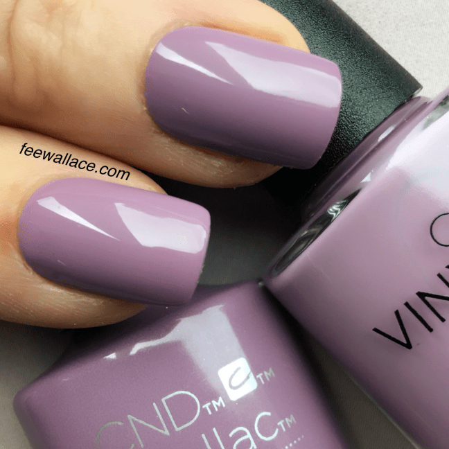 shellac and vinylux lilac eclipse nail color by fee wallace