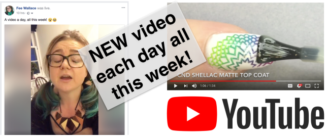 fee wallace new youtube video each day this week