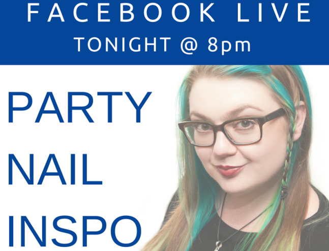 Fee Wallace banner image for party nails facebook live blog
