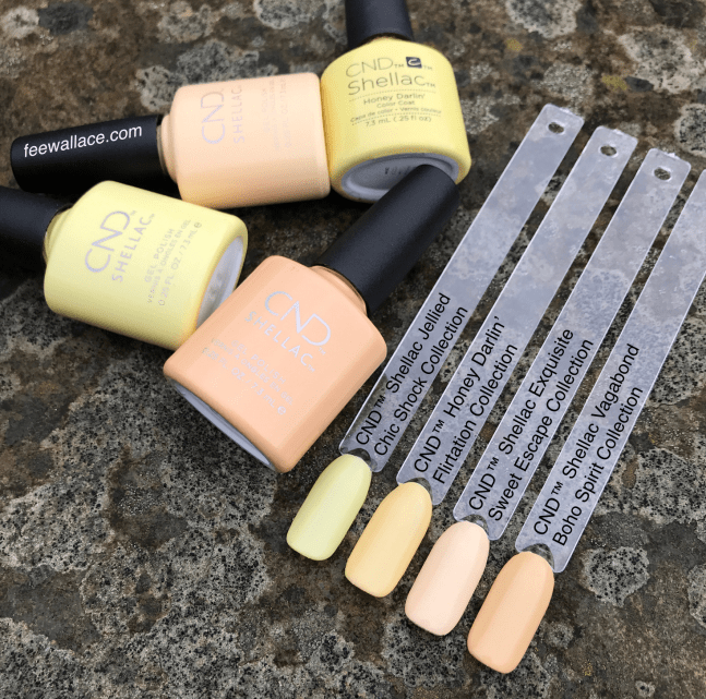 fee wallace cnd shellac exquisite compared to existing colors in the range