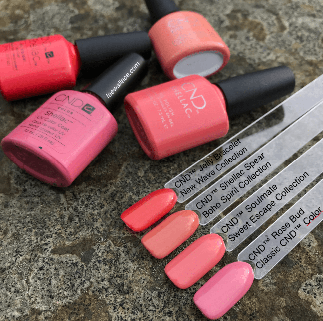 CND shellac soulmate vinylux with other colors from the range by fee wallace