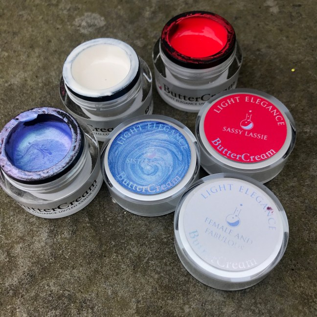 light elegance buttercream hard gel sisterhood sassy lassie female and fabulous by fee wallace