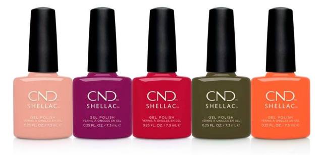 cnd shellac colours from treasured moments collection on fee wallace blog
