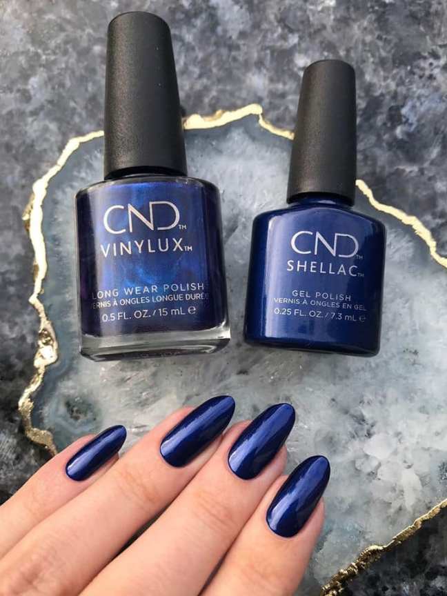 CND sassy sapphire by chloe cordelia on fee wallace blog
