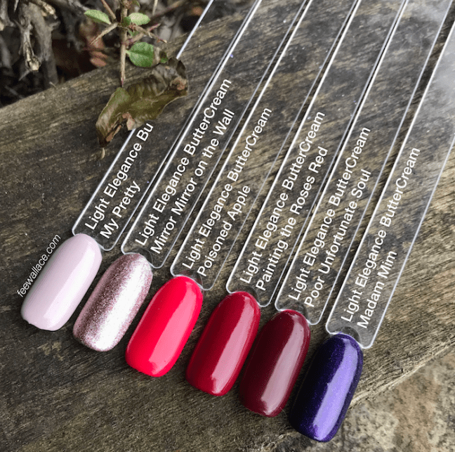 swatches of light elegance collection the mistress of all evil buttercreams by fee wallace